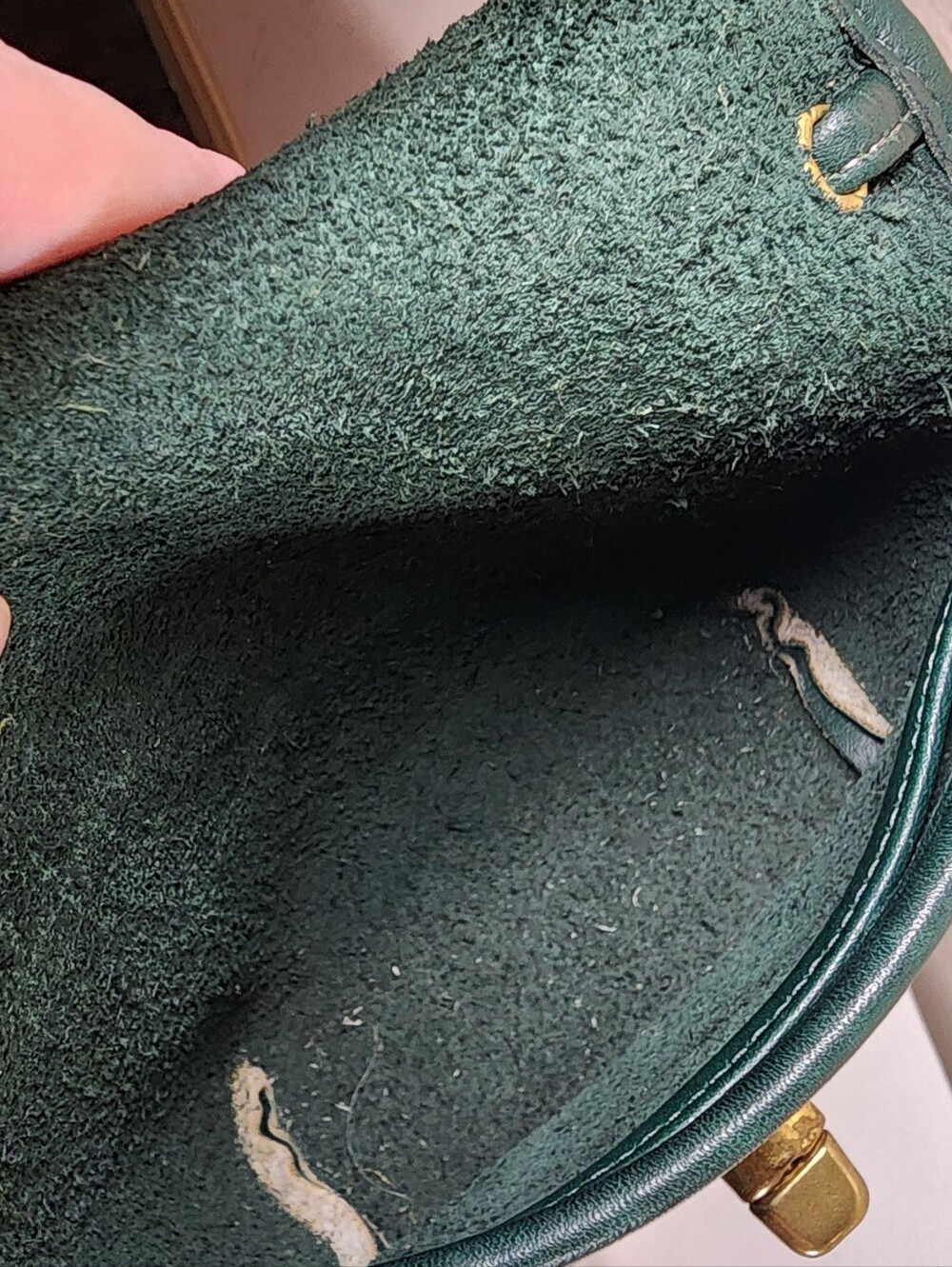 Bottle Green Vintage Everett Bag #9934 - Picture 6 of 13